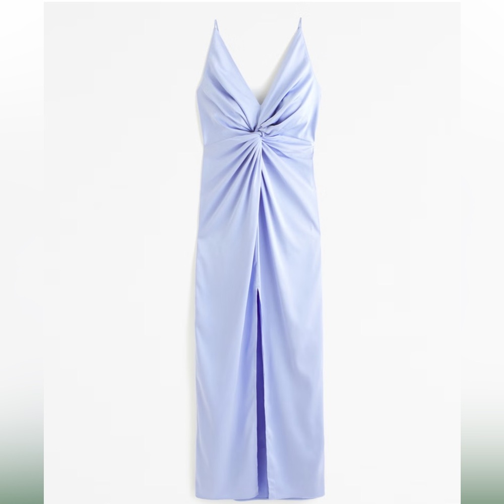 Abercrombie Draped Twist-Front Maxi Dress